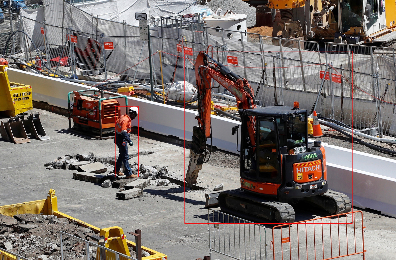 Proximity to Heavy Machinery